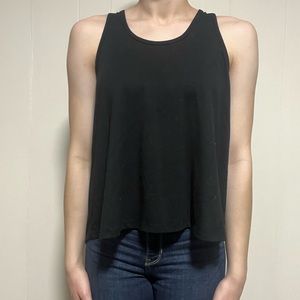 Black tank top